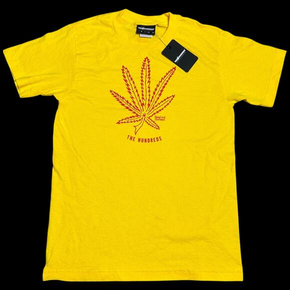 NWT Dazed and Confused x The Hundreds Shirt Weed Leaf Graphic Slater Sz S - Picture 1 of 6